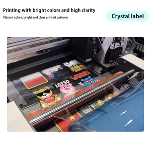 Bán buôn gỗ tự động thủy tinh cốc cốc Warp máy in nhãn dán A1 lá vàng phim dtf <span class=keywords><strong>UV</strong></span> máy in phun da - Product Image 4