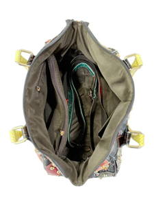 Nouveau rétro à la mode Rivet Messenger épaule première couche peau de vache femme sac à main sac mode en cuir verni fille tueur sacs fourre-tout - Product Image 6
