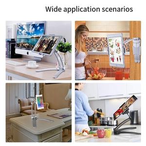 금속 책상 휴대 전화 홀더 스탠드 아이폰 <span class=keywords><strong>iPad</strong></span> 조정 가능한 데스크탑 태블릿 홀더 범용 테이블 휴대 전화 스탠드 - Product Image 2