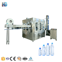 Mini machine de remplissage automatique d'eau, petite ligne d'embouteillage pour l'emballage d'eau en plastique PET