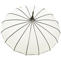 Parapluie pagode 2025 en gros, en pongee, résistant aux UV, imperméable, rétro, pour mariée, coupe-vent, cadeau d'affaires, portable, droit, avec logo
