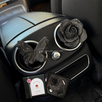 En stock : Diffuseur de parfum de luxe pour voiture, clip de ventilation, mini décoration automobile, désodorisant en pierre pour véhicule, accessoires intérieurs