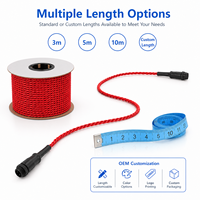 Cable de Monitoreo de Fugas de Fluidos Confiable, Cable Detector de Agua de Alta Sensibilidad con Baja Frecuencia de Alarma Falsa y Longitud Personalizable