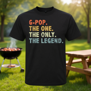 Camiseta G-Pop The One The Only The Legend, regalo del Día del Padre para Pop - Product Image 3