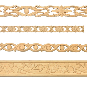 Rắn Gỗ Mouldings Hiện Đại Trang Trí Trần Góc Bằng Gỗ Khung Dây Cho Khách Sạn Phật Kiến Trúc Gỗ Khắc - Product Image 5