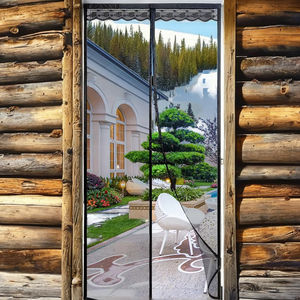 Hiện Đại Bền Nam Châm Màn Hình Cửa Nhà Máy Bán Buôn Giá Lưới Từ Rèm Cho Côn Trùng Muỗi Lưới Thiết Kế Phong Cách Hiện Đại - Product Image 3