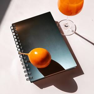 Custom A4 A5 formato metallo alluminio legante a spirale fogli 100 linea Organizer Notebook con nuovo materiale LOGO personalizzato copertina rigida - Product Image 4