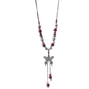 Collier Brenda, collection à succès, nouveau style ethnique chinois, chaîne longue en céramique, accessoires suspendus antiques pour femmes - Product Image 5