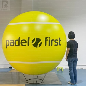 Pelota <span class=keywords><strong>de</strong></span> Pádel Inflable Gigante <span class=keywords><strong>de</strong></span> 6.5 Pies con Logotipo Personalizado, Decoración para Fotos, Ideal para Carnavales, Centros Comerciales y Actividades Deportivas - Product Image 2
