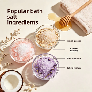 <span class=keywords><strong>Sel</strong></span> de Bain à la Lavande et aux Huiles Essentielles Naturelles, Bain Minéral Apaisant pour les Muscles, Soulagement du Stress et Amélioration du Sommeil - Product Image 4