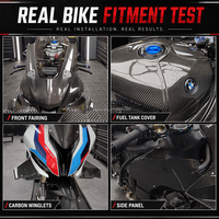 Kit de pièces de carrosserie en fibre de carbone sèche 3K pour Ducati Hypermotard 950, pièces de modification de moto