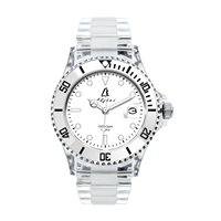 Reloj de Hombre con Correa y Caja Luminosas, Reloj de Moda de 40 mm, Reloj Transparente de Plástico y Aleación, Regalo de Acción de Gracias, Deportivo y Colorido