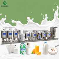 Pabrik Pengolahan Susu Mini Profesional 500l Bekas, Mesin Pembuat Yogurt, Krim Susu UHT Skala Kecil, Lini Produksi dengan Harga Terjangkau