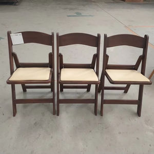 <span class=keywords><strong>Location</strong></span> de chaises pliantes Wimbledon pour banquet, salle à manger, résine PP plastique aspect bois, pour <span class=keywords><strong>mariage</strong></span> - Product Image 1