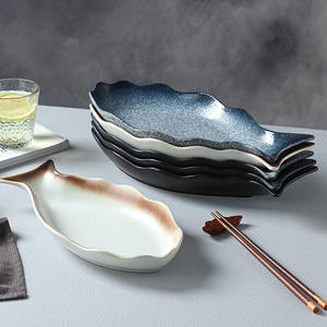 Plat de cuisson ovale vintage en céramique pour la cuisson au four et au micro-ondes, grand plat à gratin, assiette multicolore de 12 pouces - Product Image 4