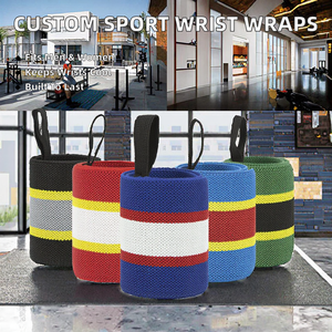 Muñequeras Deportivas Transpirables de Neopreno con Logotipo Personalizado, Soporte para Entrenamiento Unisex, Levantamiento de Pesas, Gimnasio - Product Image 2