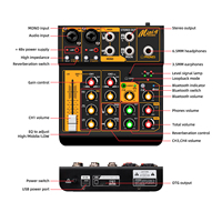 Console de mixage audio professionnelle 4 canaux contrôleur DJ Portable Port USB 48V puissance Rayco Mini4 modèle 2000-2499mAh son