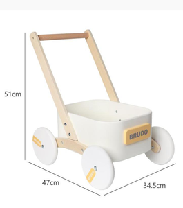 Nouveaux accessoires pour bébé <span class=keywords><strong>Chariot</strong></span> <span class=keywords><strong>de</strong></span> <span class=keywords><strong>marche</strong></span> Exercice d'équilibre Apprentissage anti-renversement Jouets en bois pour bébé 0-12 mois Jouet pour enfants Garçons Filles - Product Image 6
