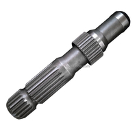 Arbre de transmission agricole à 6 cannelures haute performance et robuste pour motoculteur et tracteur usiné CNC