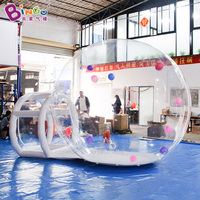 Dôme gonflable transparent personnalisé en forme d'igloo, tente de fête gonflable, tente à bulles gonflable pour enfants, pour l'extérieur