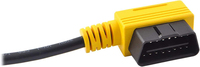 Grosir OBD2 konektor kabel Universal mobil OBD 2 adaptor 1 ke 3 kawat pemisah 16pin OBDII kabel ekstensi laki-laki ke Perempuan