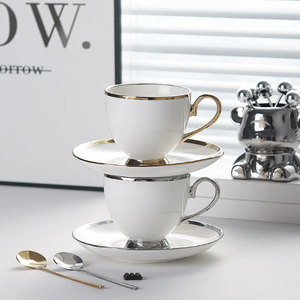 Custom-Made Modern Latest Ceramic Coffee Cup and Saucer <b>Set</b> Office Combination Business <b>Tea</b> Cups & Saucers for <b>Gifts</b> - Product Image 3