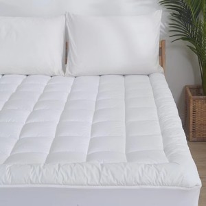 Protège-Matelas <span class=keywords><strong>Anti</strong></span>-Punaises <span class=keywords><strong>de</strong></span> <span class=keywords><strong>Lit</strong></span> Imperméable Matelassé 200TC 100% Polyester/Bambou/Coton Toutes Saisons – Vente Flash - Product Image 2