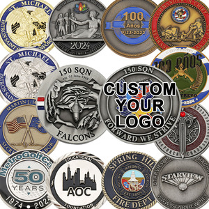 Moneda Conmemorativa Personalizada de Doble Cara, Souvenir de Latón, Oro, Plata, con Logotipo, Esmalte Suave, Fundición de Metal en 3D, Moneda de Desafío - Product Image 2