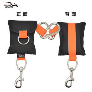 KEEP DIVING - Cuerda Retráctil Antipérdida para Trabajos Subacuáticos, Cuerda de Conexión Lateral para Buceo Técnico, Modelo de Correa de Conexión de 2.6 m - Product Image 2