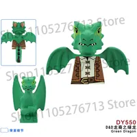 Mittelalterliche Untote Drachenritter Bausteine Anime-Spiele Drachen Soldaten Krieger Bausteine Spielzeug
