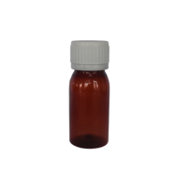 40ml Bouteille en plastique PET liquide pour eau sirop contre la toux avec bouchon à vis CRC Fabricant de gros Produit bon marché de haute qualité
