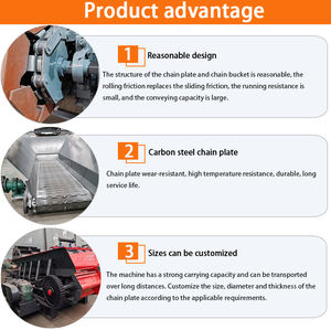 Alimentador de delantal de tolva gravimétrica de carbón de alta resistencia para placa de cadena de la industria de plantas de energía y engranaje de motor de alimentador de delantal-para minería - Product Image 6