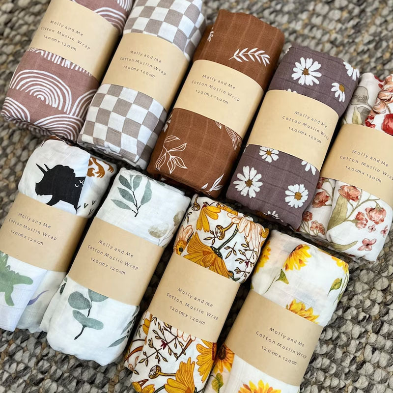 30 Organic Cotton Fabric Muslin Infant