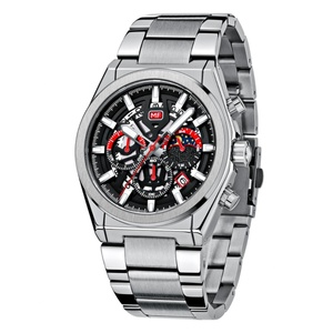 High Quality 0339G Luxury Three Dial Calendar Display Men <b>Automatic</b> Wrist Sport Watches - Product Image 2