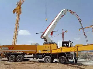Bomba de Hormigón Montada en Camión de 58 m para Complejos de Rascacielos de Gran Altura en Áreas Urbanas de Clima Cálido del Medio Oriente - Product Image 2