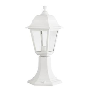 Lampada da parete esterna IP44 in policarbonato bianco 1xE27 41,5x16,5 cm - ideale per l'illuminazione di spazi esterni e giardini. - Product Image 1