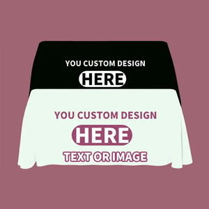 Mantel de Estilo Moderno con Diseño Personalizado de Fábrica, en Poliéster/Algodón, con Patrón Sólido, en Tamaños de 4, 6 y 8 Pies, Ajustable o Sin Ajuste - Product Image 2