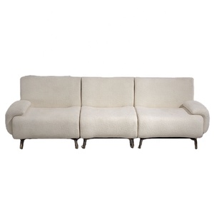 Italian Modern Vacuum Compressed Modular Sectional Couch Set Corduroy Fabric Set - Product Image 1