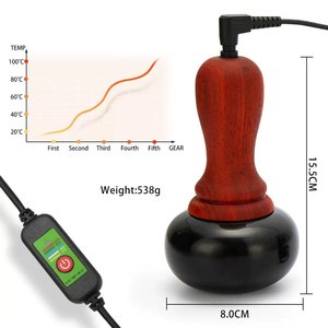 Bianstein-Moxibustionsgerät SPA Guasha Schabewerkzeug Körpermassagegerät - Product Image 2