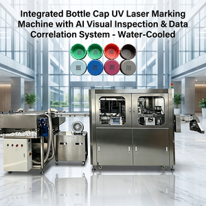 Máquina de Marcado Láser UV para Tapas de Botellas con Inspección Visual por IA y Detección de Correlación de Datos, Equipo Integrado Refrigerado por Agua - Product Image 1
