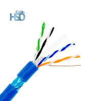 Elevador de batería Cat6 200m, red 300m, cobre puro Stp 500m Utp, Color negro, para exteriores, Belden, precio de 20 pares, Cable Ethernet Rj46