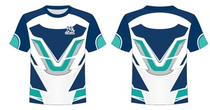 Elegante camiseta de rugby de secado rápido, ropa de rendimiento transpirable duradera para partidos de rugby - Product Image 3