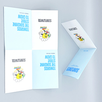 Service d'impression sur carton couché personnalisé – Flyers et brochures pliables colorés, laminés offset, écologiques pour usage bureautique