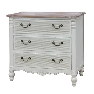 white vintage shabby chic antique french style furniture cabinet wood wooden drawer cabinet