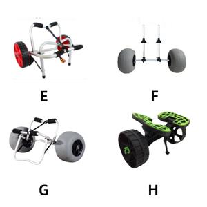 Lsf सहायक धातु एल्यूमीनियम ट्रॉली-सी मछली पकड़ने के लिए kaikiple ड्राइव kaya cano नाव - Product Image 3