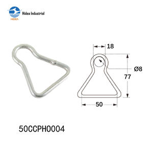 Anillo lateral de cortina HIDEA, anillo de bobina de cintura de acero plateado galvanizado para camiones de cortina lateral - Product Image 5