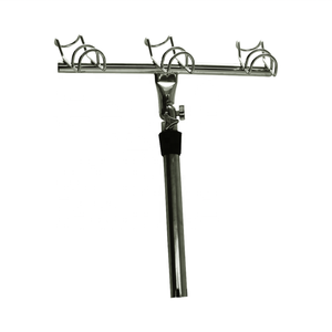 Porte-canne réglable en acier inoxydable 316 pour montage sur pont marin avec rotation à 360°. Quincaillerie marine 1 pouce, horizontale et verticale, S - Product Image 6