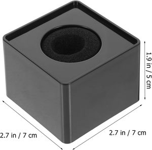 Mic Interview Logo Box Brand Custom Mic Flag Cube Holder for Handheld Microphone Interview Advertising - Product Image 2
