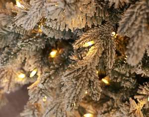 Toptan lüks ayakta taban 10ft 10ft için Prelit kar akın yağ yapay noel dekoratif ağaçlar - Product Image 4