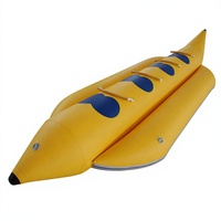 Bote Inflable de PVC THL con Forma de Plátano, 10 Asientos, Diseño Multifuncional para Uso en Agua, Capacidad y Opciones de Pasajeros Personalizables